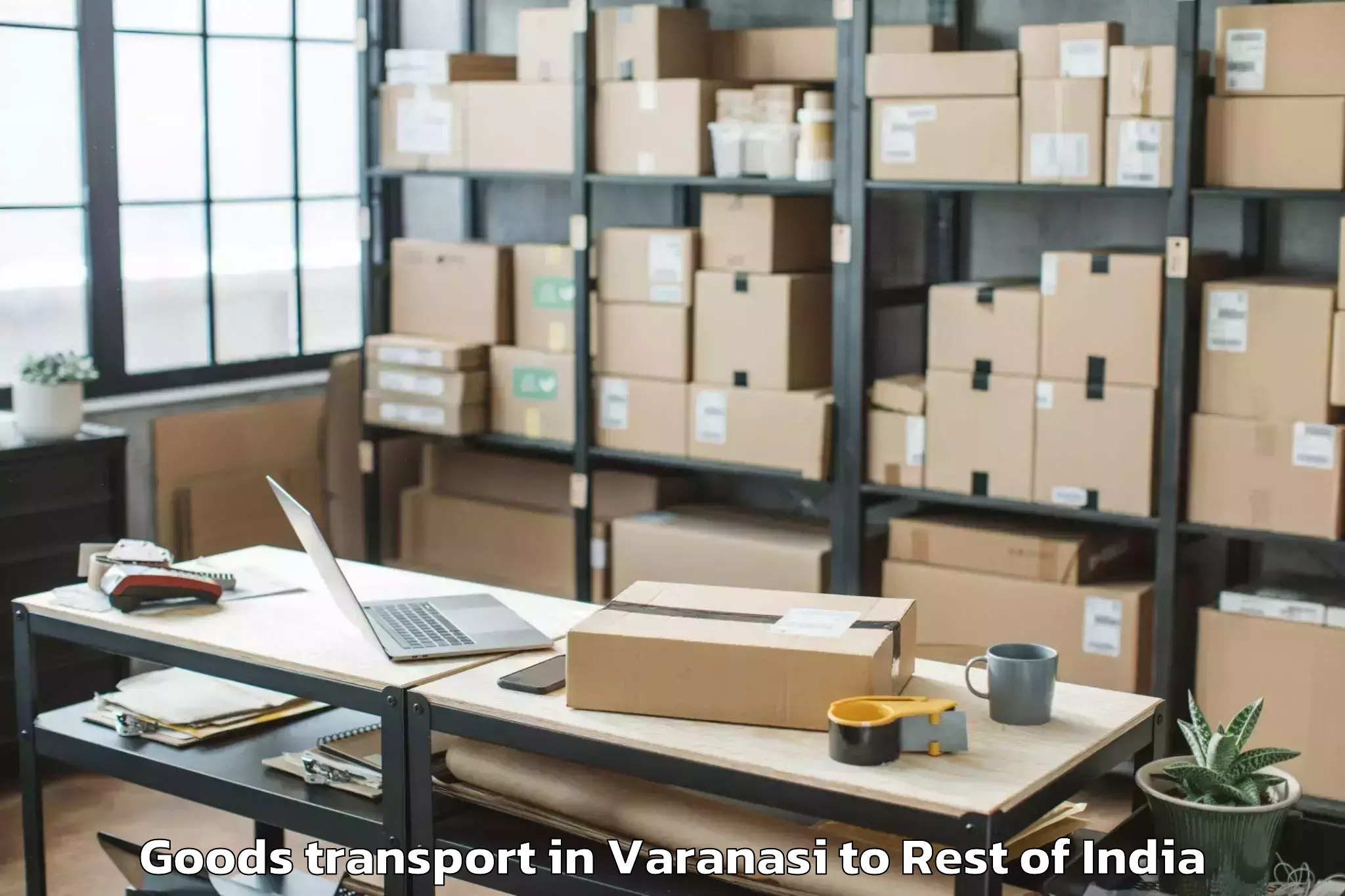 Varanasi to Ghooghra Goods Transport Booking